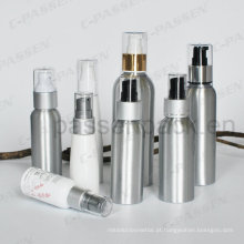 Custom garrafa de alumínio cosméticos com bomba de loção em pó (PPC-ACB-006)